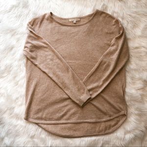*Copper key tan light weight sweater size small
